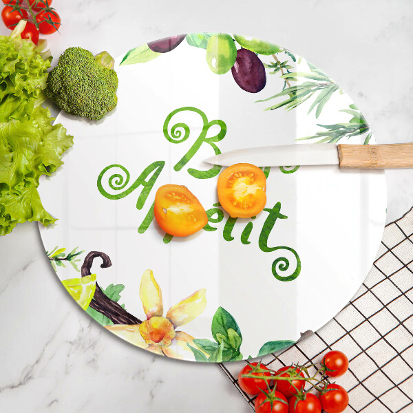 Kitchen worktop protector The inscription Bon Appetit