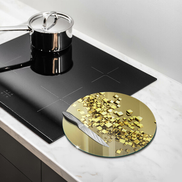 Glass worktop saver Abstraction 3D geometry