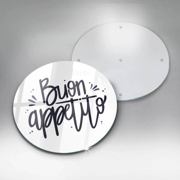 Kitchen worktop protector The inscription Buon Appetito