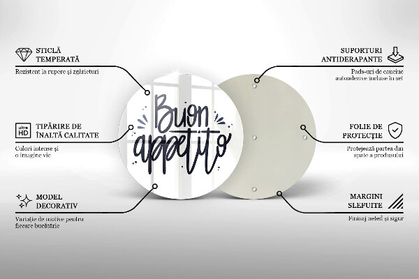 Kitchen worktop protector The inscription Buon Appetito