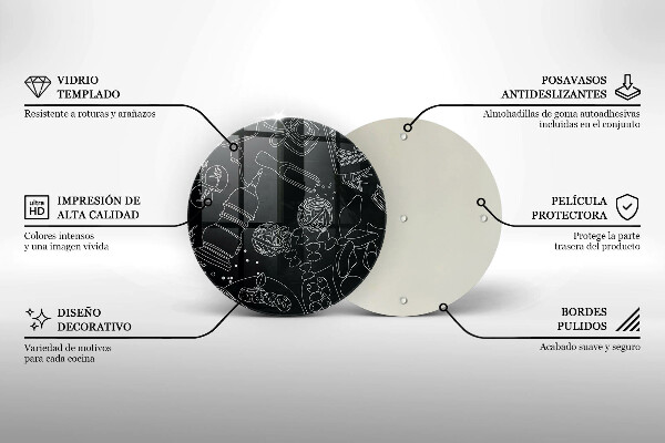 Glass worktop saver Kitchen accessories