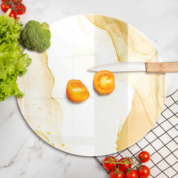 Glass worktop saver Golden abstraction