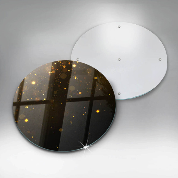 Cutting board Golden glitter