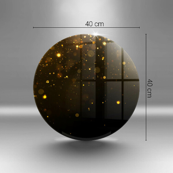 Cutting board Golden glitter