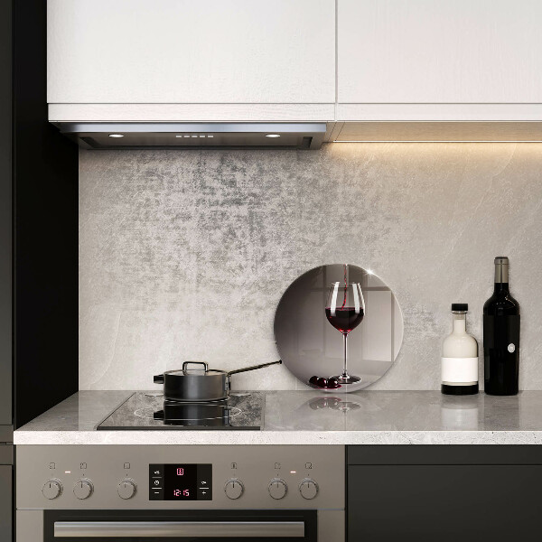 Cutting board Glass and grapes