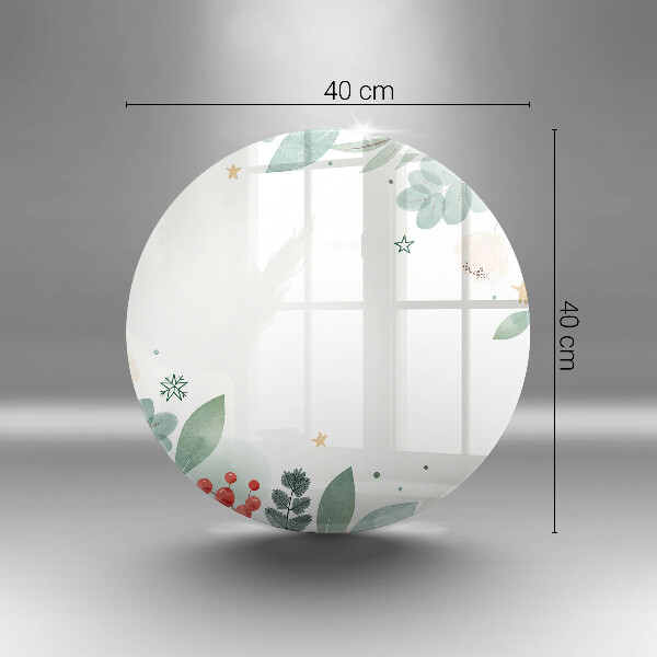 Glass worktop saver Watercolors leaves