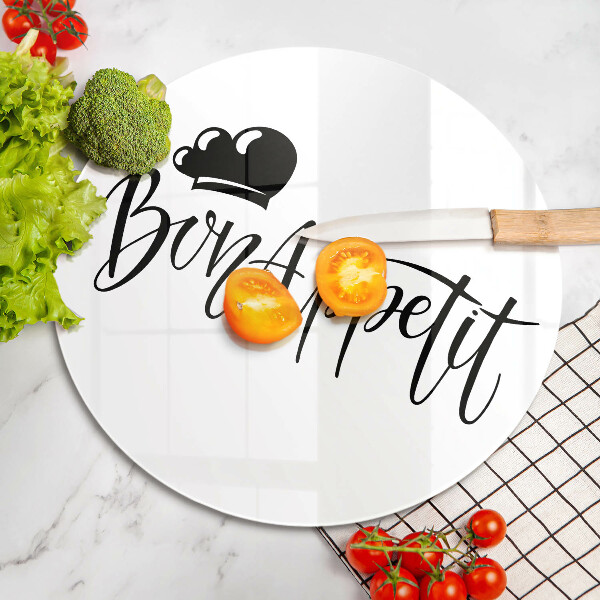 Cutting board The inscription Bon Appetit