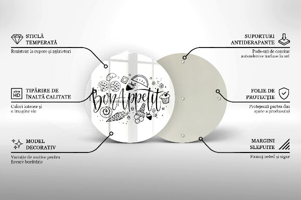 Cutting board The inscription Bon Appetit