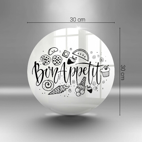 Cutting board The inscription Bon Appetit