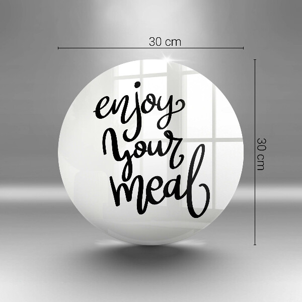 Cutting board The inscription Enjoy Yout Meal