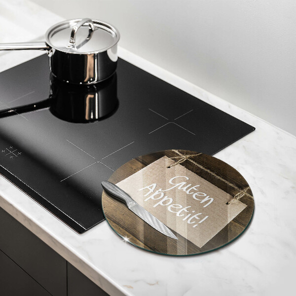 Glass worktop saver GUTEN APETIT inscription boards