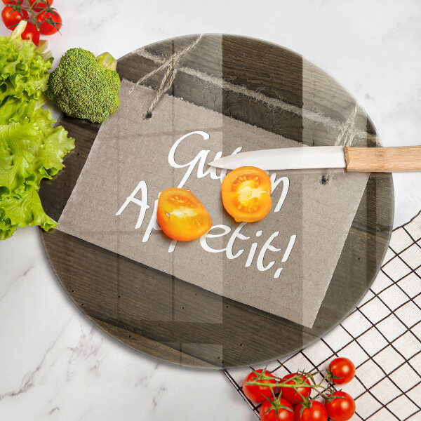 Glass worktop saver GUTEN APETIT inscription boards