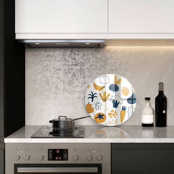 Glass worktop saver Food illustration