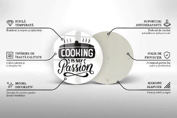 Glass worktop saver Cooking is my passion