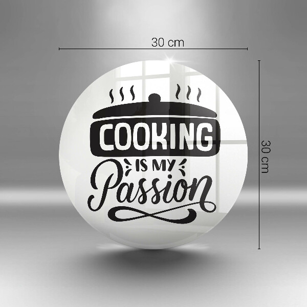 Glass worktop saver Cooking is my passion