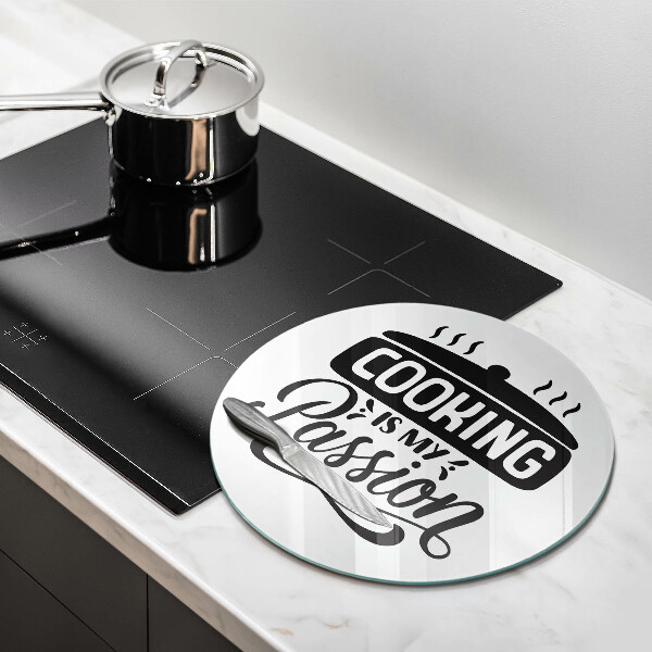 Glass worktop saver Cooking is my passion