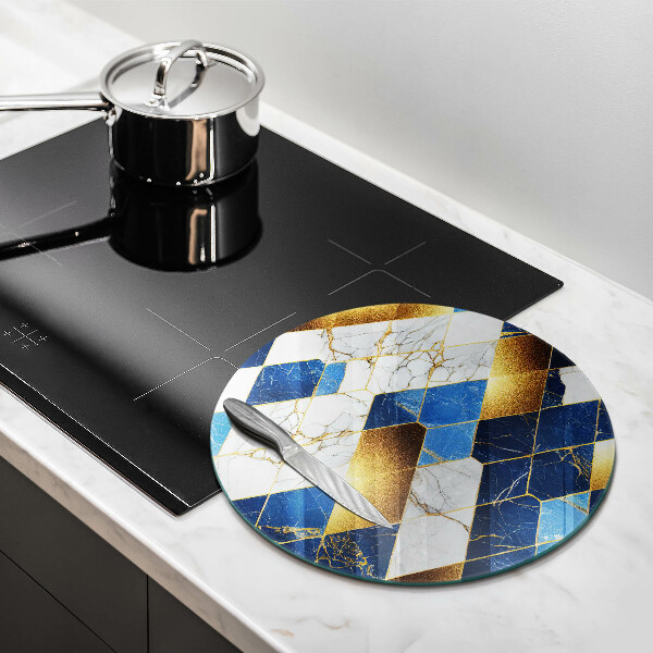 Cutting board Golden Rombs Marble