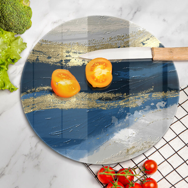 Cutting board Texture with gold