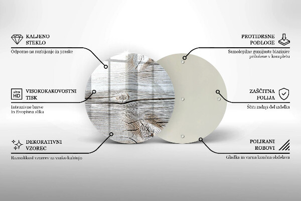 Cutting board Bright wood structure