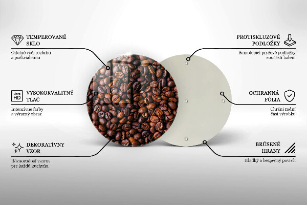 Cutting board Coffee beans