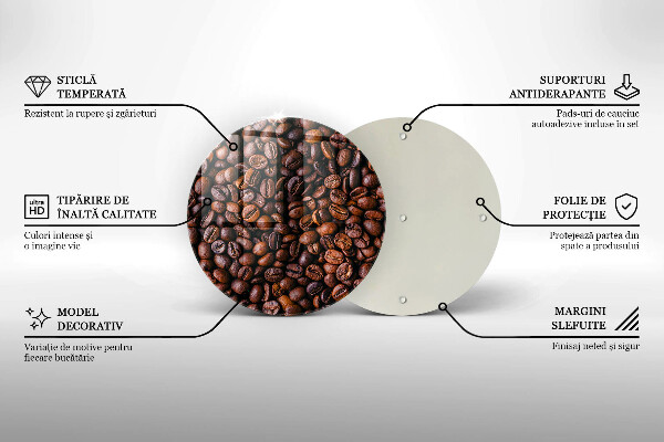 Cutting board Coffee beans