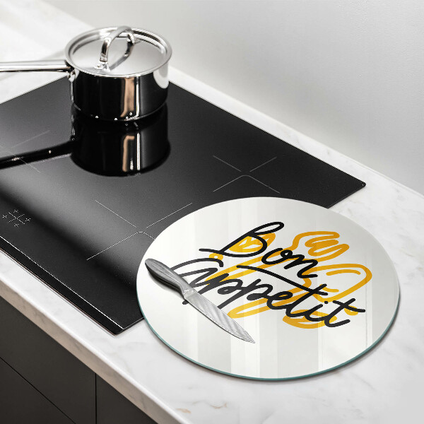 Cutting board The inscription Bon Appetit
