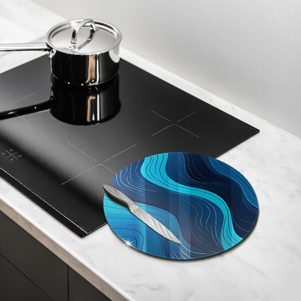 Cutting board Abstract waves