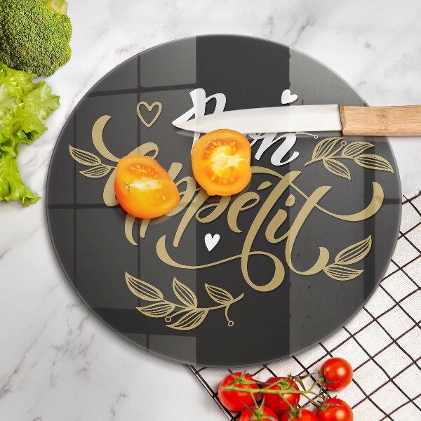 Cutting board The inscription Bon Appetit