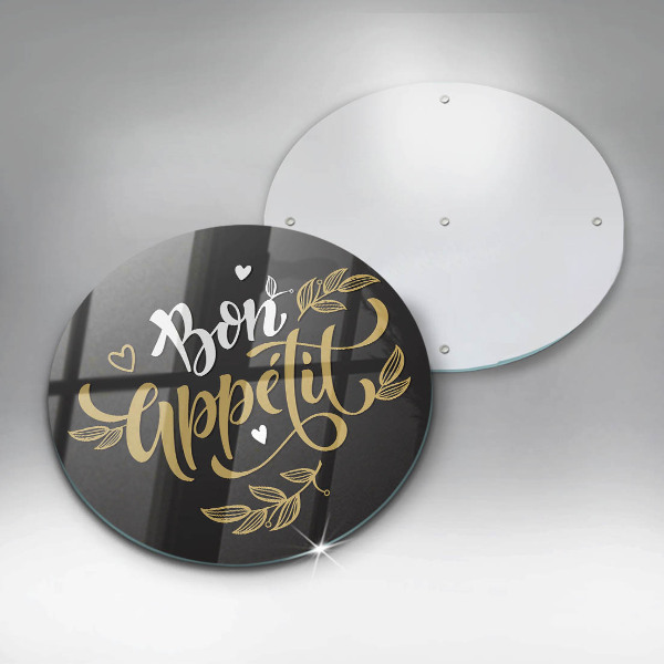 Cutting board The inscription Bon Appetit