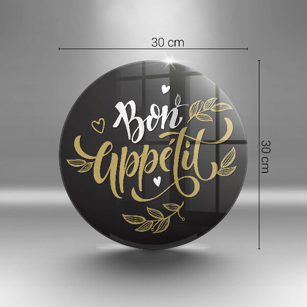 Cutting board The inscription Bon Appetit