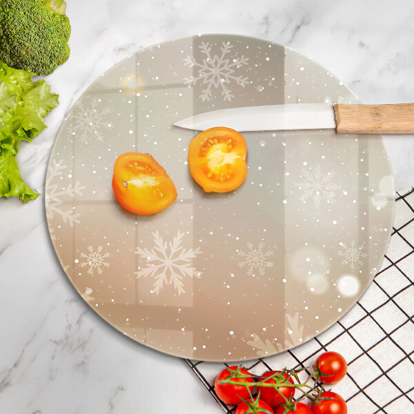 Cutting board Snowflakes