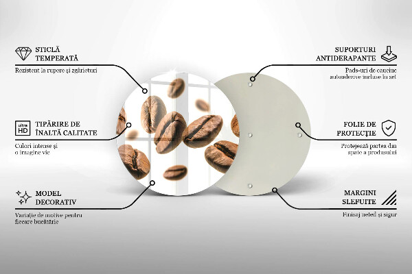 Cutting board Coffee beans