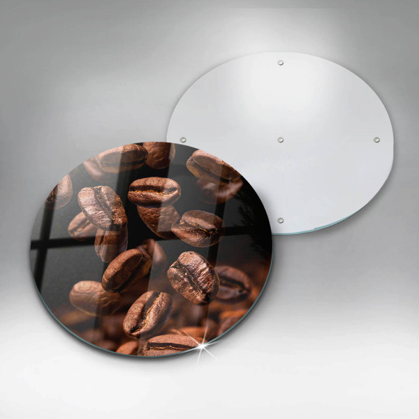 Cutting board Brown coffee beans