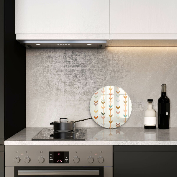 Chopping board glass Geometric elements