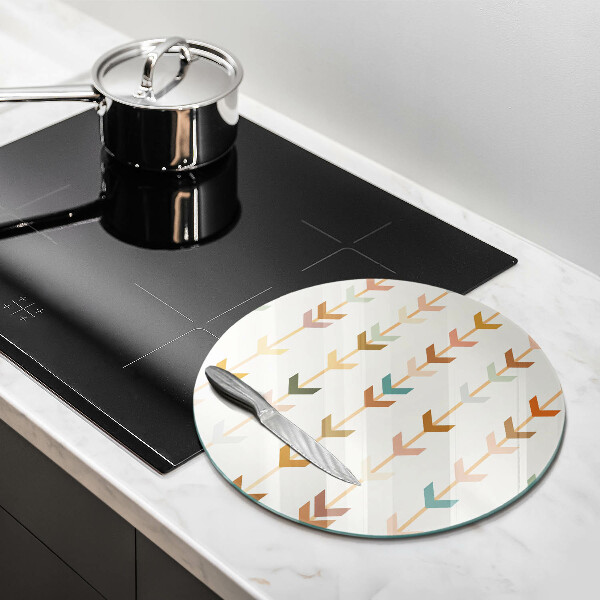Chopping board glass Geometric elements