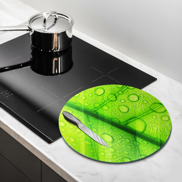 Chopping board glass Leaf closer
