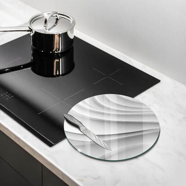 Chopping board glass Geometric lines