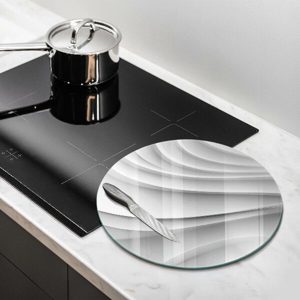 Chopping board glass Geometric lines