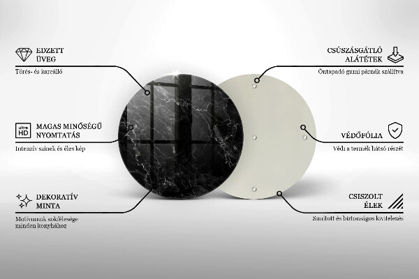 Kitchen worktop protector Elegant marble