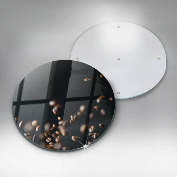 Kitchen worktop protector Falling coffee beans
