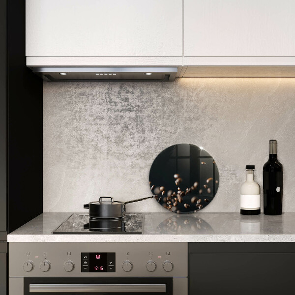 Kitchen worktop protector Falling coffee beans