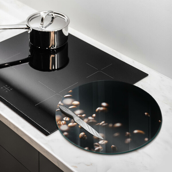 Kitchen worktop protector Falling coffee beans