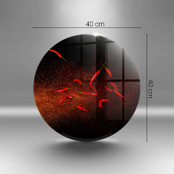 Cutting board Hot chili peppers