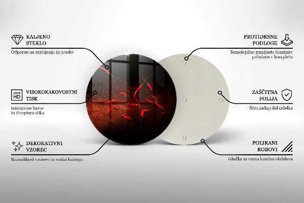 Cutting board Hot chili peppers
