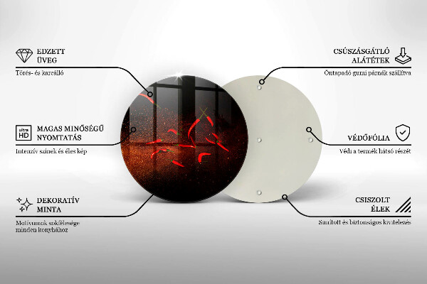 Cutting board Hot chili peppers