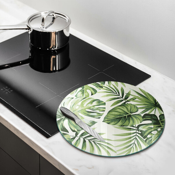 Kitchen worktop protector Illustration of Monster leaves