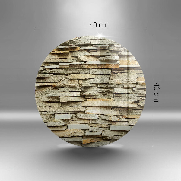 Glass worktop saver Decorative stones