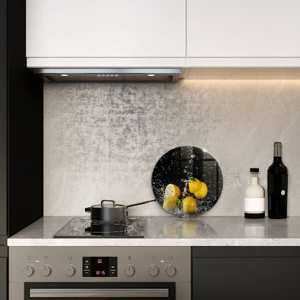 Glass worktop saver Juicy lemon fruit