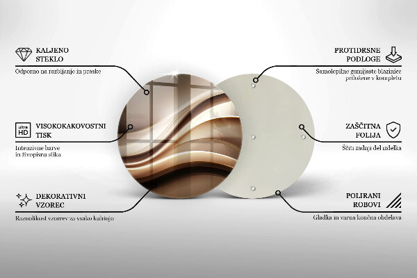 Chopping board Abstraction mild lines