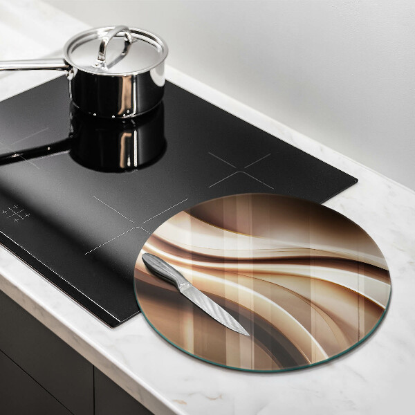 Chopping board Abstraction mild lines